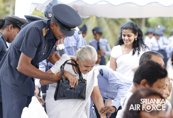 SLAF FALLEN WAR HEROES HONOURED AT THE WAR HEROES MONUMENT SLAF TRADE TRAINING SCHOOL, EKALA